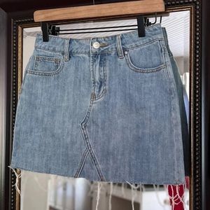 Pacs un denim mini skirt